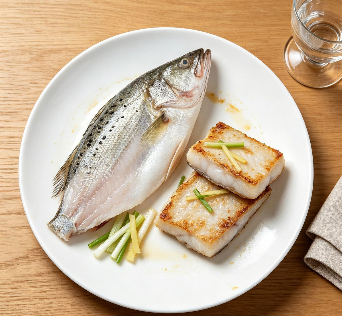 Fresh Sea Bass Fillets & Whole Fish