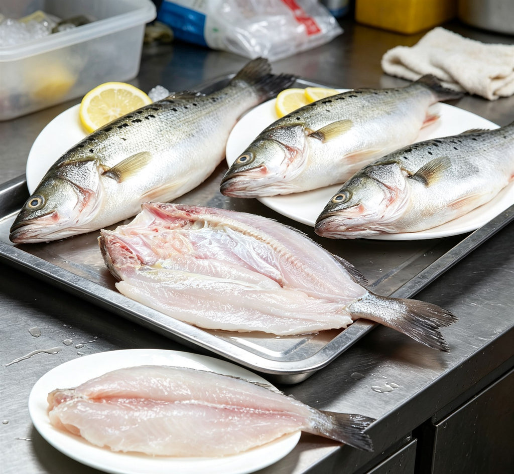 Fresh Sea Bass Fillets & Whole Fish