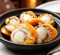 Half-Shell Scallops with Roe