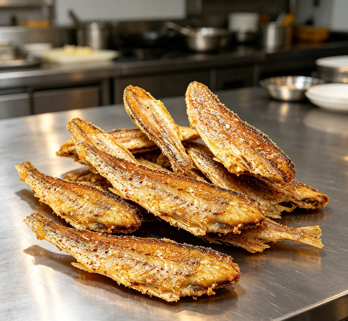 Crispy Pan-Fried Whole Yellow Croaker