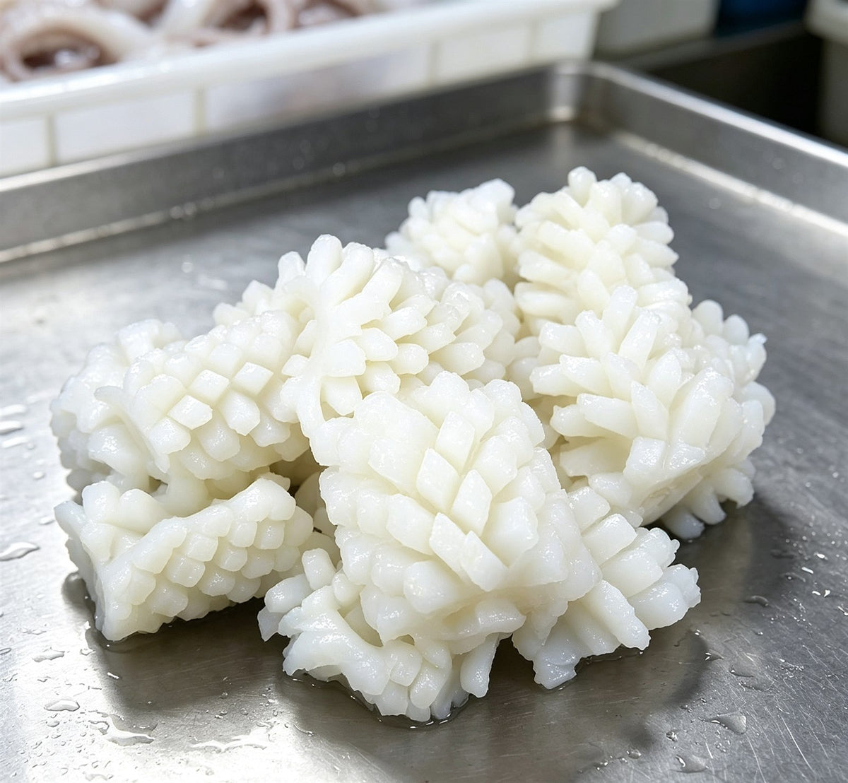Cross-Cut Squid Rolls