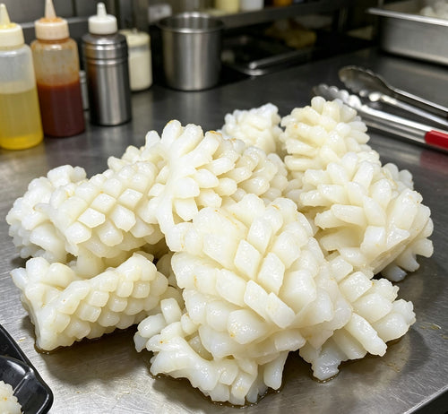 Cross-Cut Squid Rolls